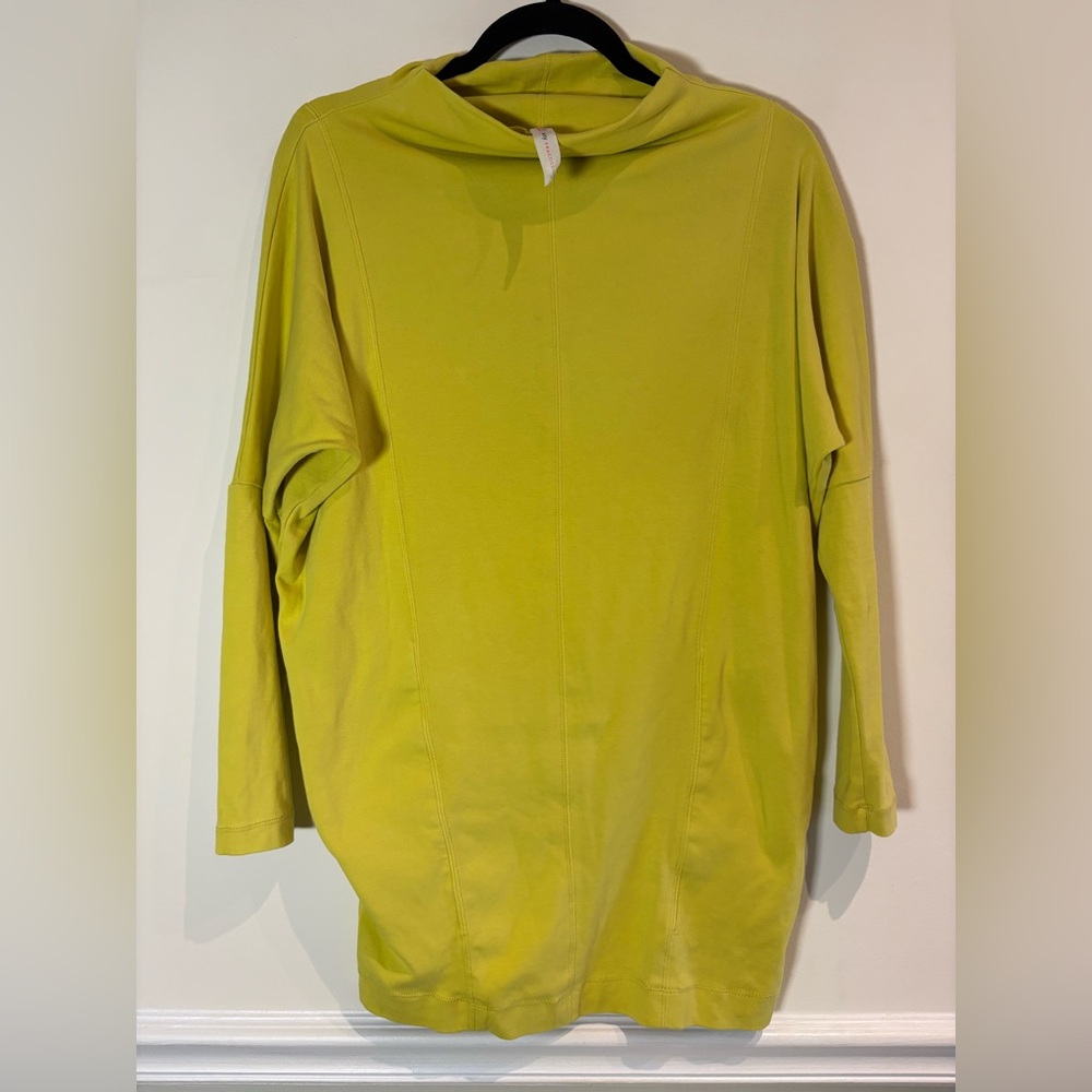 Daily Practice by Anthropologie Long Sleeve Mock Neck Knit Mini Dress Yellow XS - Picture 5 of 8